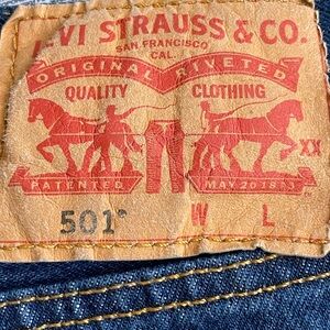 Size 50 Levi's Classic Denim Jeans